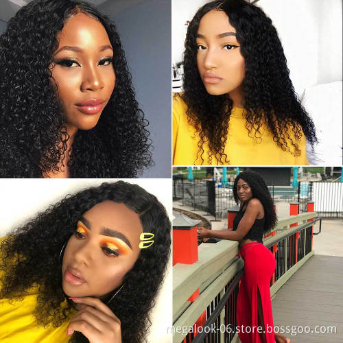High Quality Virgin Custom Brazilian Human Hair Jerry Curly 13*4 Swiss Lace Front Wig